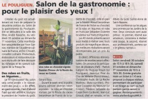 Article Salon de la Gastronomie